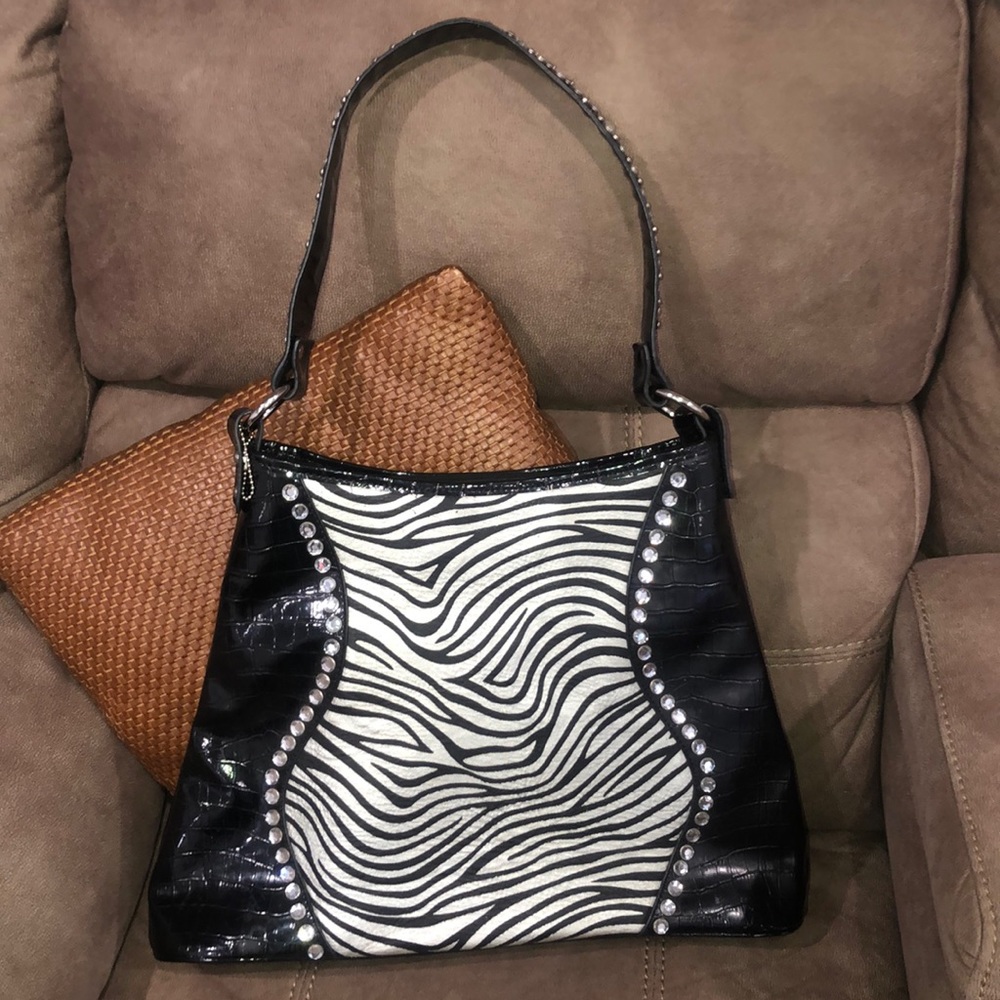 fashion studded handbag new